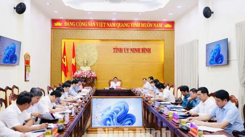 Ban Thường vụ Tỉnh ủy cho ý kiến vào nhiều nội dung quan trọng