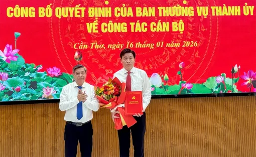 Ông Phan Thanh Diệu Huệ giữ chức Phó Chánh Văn phòng Thành ủy Cần Thơ 