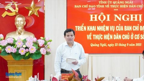 Hội nghị triển khai nhiệm vụ Ban Chỉ đạo tỉnh về thực hiện dân chủ ở cơ sở