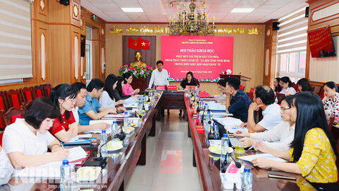 Hội thảo khoa học “Phát huy giá trị di sản văn hoá nhằm phát triển kinh tế- xã hội tỉnh Ninh Bình trong điều kiện hội nhập quốc tế”