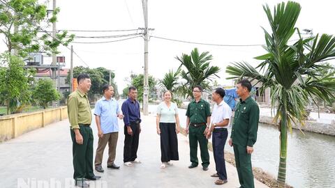 Cựu chiến binh xã Cát Thành thực hiện hiệu quả mô hình “Dân vận khéo” trong xây dựng nông thôn mới