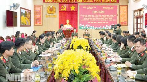 Đảng ủy Công an tỉnh: Chủ động trong công tác kiểm tra, giám sát theo tinh thần Nghị quyết Đại hội XIV của Đảng