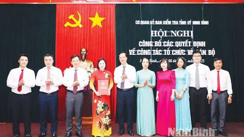 Tăng cường công tác kiểm tra, giám sát, góp phần xây dựng Đảng và hệ thống chính trị trong sạch, vững mạnh