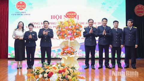 Cụm thi đua số 34 (Thuế tỉnh Ninh Bình) phát động phong trào thi đua năm 2026