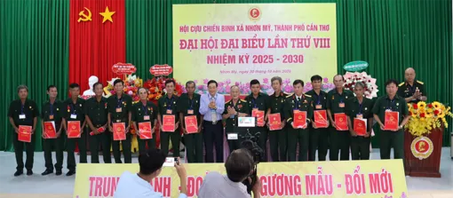 Hội Cựu chiến binh xã Nhơn Mỹ tổ chức Đại hội đại biểu nhiệm kỳ 2025-2030 