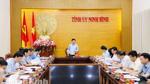Ban Thường vụ Tỉnh ủy cho ý kiến vào nhiều nội dung quan trọng thuộc thẩm quyền