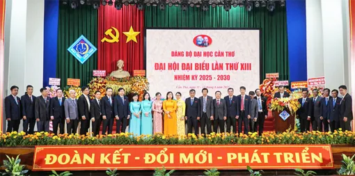 Đại hội đại biểu Đảng bộ Đại học Cần Thơ nhiệm kỳ 2025-2030 