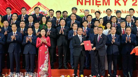 Đồng chí Đặng Xuân Phong được chỉ định giữ chức Bí thư Tỉnh ủy Ninh Bình