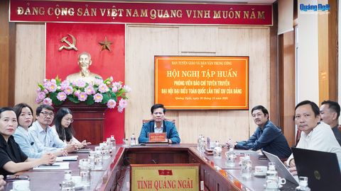Tập huấn công tác tuyên truyền Đại hội đại biểu toàn quốc lần thứ XIV của Đảng