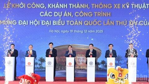 Thủ tướng Chính phủ Phạm Minh Chính dự Lễ khởi công, khánh thành, thông xe kỹ thuật 234 dự án, công trình trọng điểm