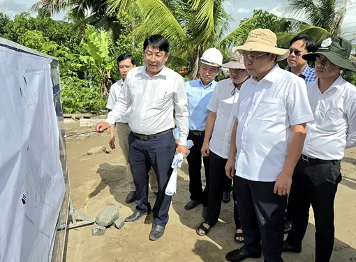 Lãnh đạo thành phố kiểm tra công tác giải phóng mặt bằng các dự án trên địa bàn xã Châu Thành 