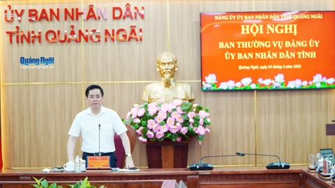 Ban Thường vụ Đảng ủy UBND tỉnh cho ý kiến một số nội dung quan trọng