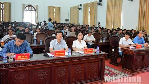 Hội nghị tuyên dương điển hình tiên tiến xã Yên Mô