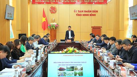 Phiên họp Hội đồng thẩm định điều chỉnh Quy hoạch tỉnh Ninh Bình thời kỳ 2021-2030, tầm nhìn đến năm 2050