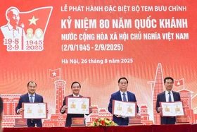Phát hành đặc biệt bộ tem bưu chính kỷ niệm 80 năm Quốc khánh