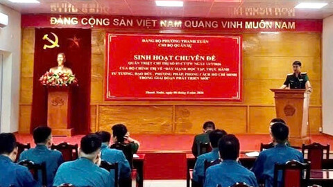 Chuyển việc học Bác thành hành động cụ thể