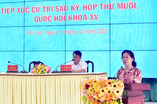 Đại biểu Quốc hội tiếp xúc cử tri phường Ngã Năm và cử tri xã Phú Lộc 