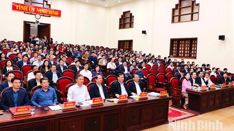 Hội nghị học tập, quán triệt và triển khai thực hiện Nghị quyết Đại hội đại biểu Đảng bộ tỉnh lần thứ I, nhiệm kỳ 2025-2030