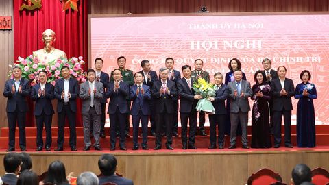 Đồng chí Vũ Đại Thắng giữ chức Phó Bí thư Thành ủy, Chủ tịch UBND Thành phố