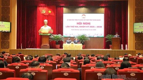 Tuyên Quang: Ủy ban MTTQ Việt Nam tỉnh tổ chức Hội nghị lần thứ 2, nhiệm kỳ 2025 – 2030