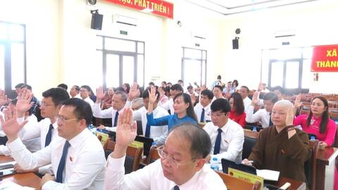 HĐND xã Thiên Lộc thông qua 11 nghị quyết chiến lược