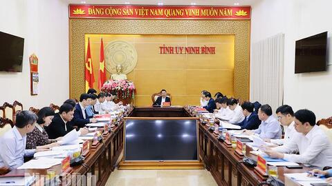 Ban Thường vụ Tỉnh ủy cho ý kiến vào nhiều nội dung quan trọng