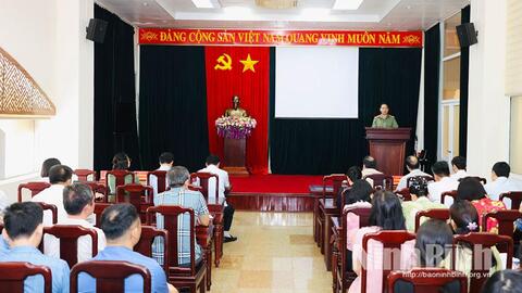 Ban Tổ chức Tỉnh ủy tổ chức hội nghị tập huấn công tác bảo vệ bí mật nhà nước và an toàn thông tin