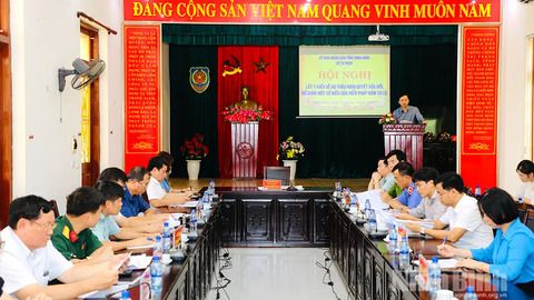 Sở Tư pháp lấy ý kiến vào Dự thảo Nghị quyết sửa đổi, bổ sung một số điều của Hiến pháp năm 2013