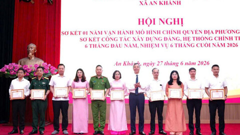 An Khánh: Mô hình chính quyền địa phương 2 cấp phát huy hiệu quả rõ nét