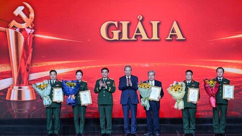 Tổng Bí thư Tô Lâm dự tổng kết, trao giải Cuộc thi báo chí viết về Đảng quang vinh, Bác Hồ vĩ đại