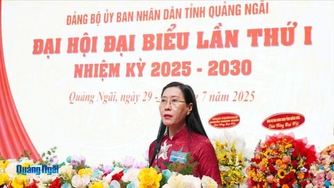 Phát biểu chỉ đạo của Bí thư Tỉnh ủy Bùi Thị Quỳnh Vân tại Đại hội đại biểu Đảng bộ UBND tỉnh lần thứ I, nhiệm kỳ 2025 - 2030