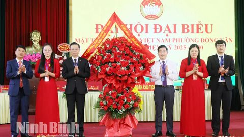 Đại hội đại biểu MTTQ Việt Nam phường Đồng Văn khóa I, nhiệm kỳ 2025 - 2030