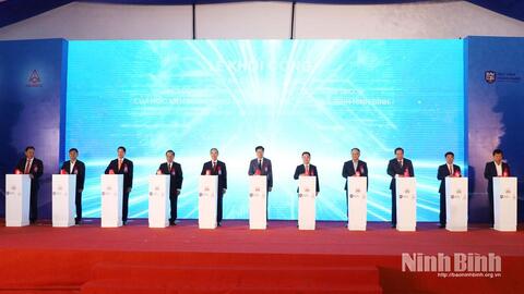 Khởi công Dự án Đầu tư xây dựng mở rộng không gian, xây dựng cơ sở đào tạo của Học viện Ngân hàng tại Khu Đại học Nam Cao