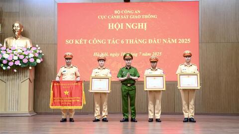 Cục Cảnh sát giao thông sơ kết công tác 6 tháng đầu năm 2025