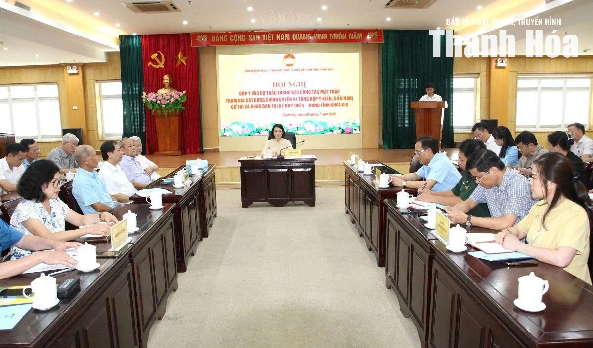 Góp ý vào dự thảo Thông báo công tác Mặt trận tham gia xây dựng chính quyền 
