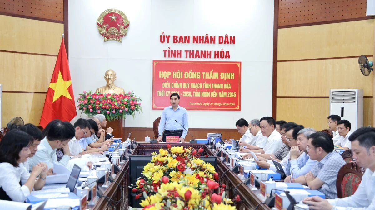 Thẩm định hồ sơ điều chỉnh Quy hoạch tỉnh Thanh Hóa thời kỳ 2021-2030, tầm nhìn đến năm 2045