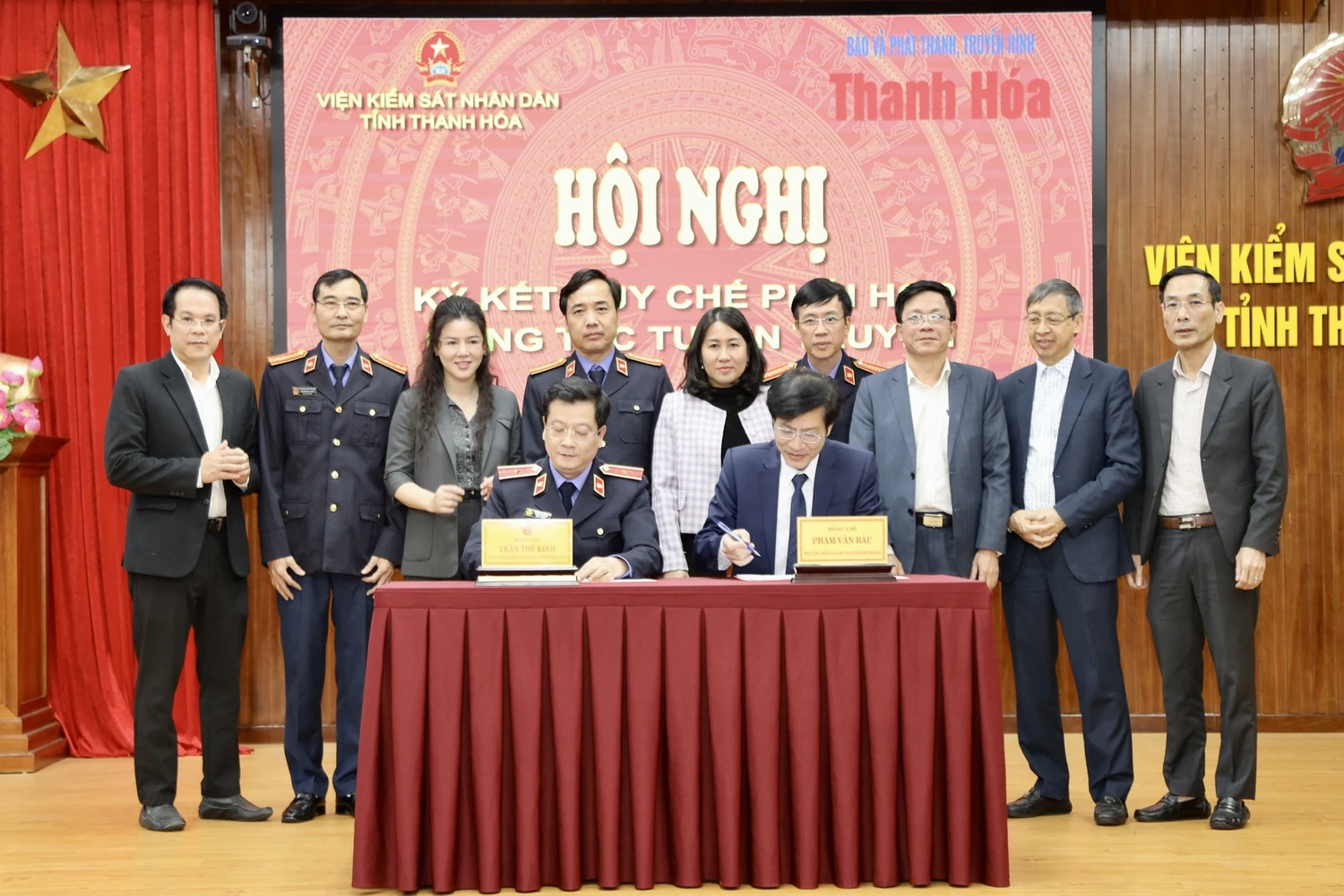 Ký kết quy chế phối hợp giữa  VKSND  với  TAND tỉnh, Báo và Phát thanh, truyền hình Thanh Hóa