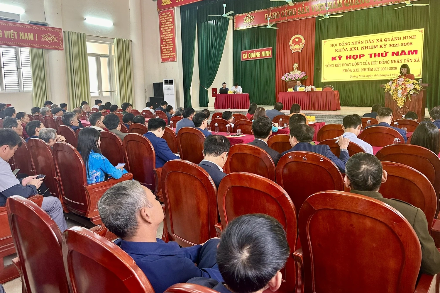 HĐND xã Quảng Ninh tổng kết hoạt động nhiệm kỳ 2021-2026