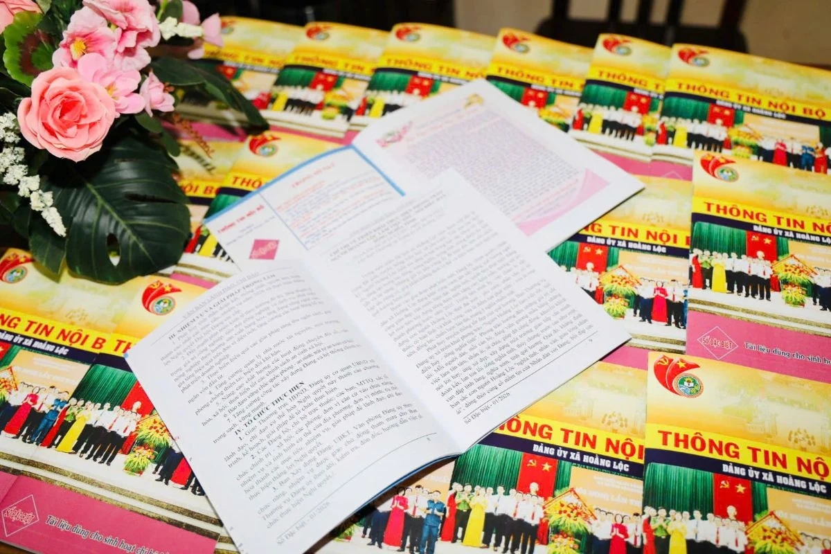 Ra mắt cuốn Thông tin nội bộ xã Hoằng Lộc