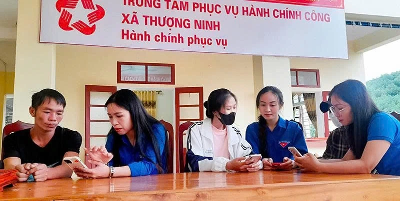 Lan tỏa tinh thần chuyển đổi số ở Thượng Ninh