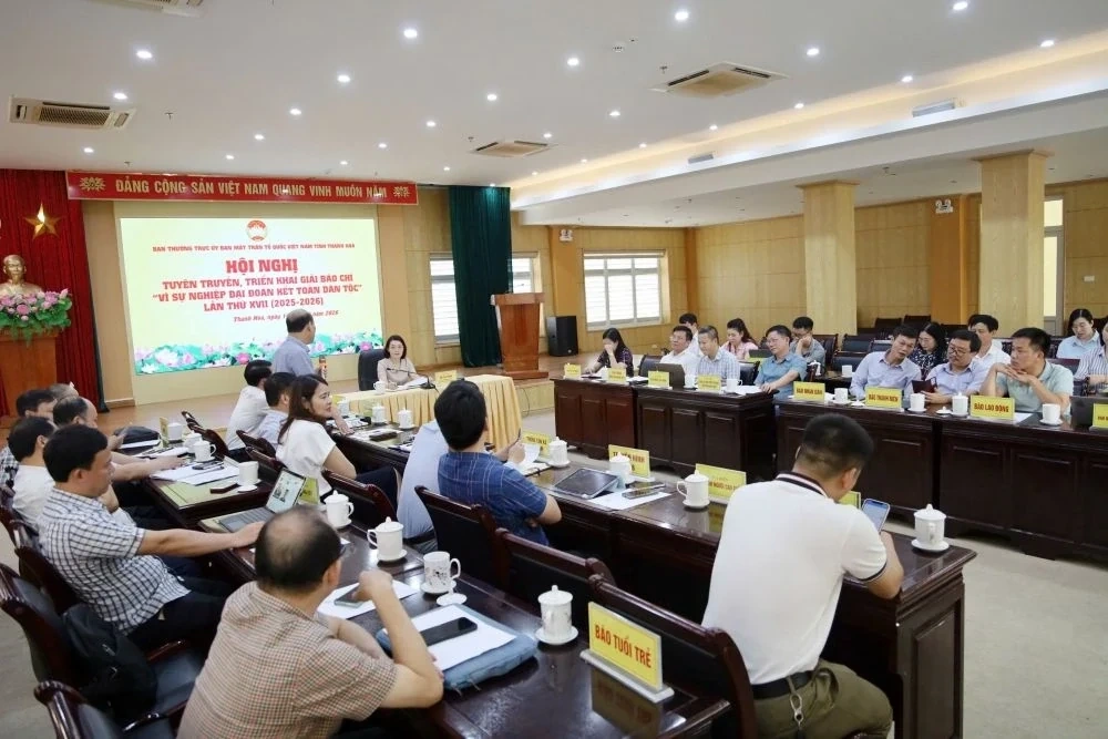 Thời gian nhận tác phẩm tham dự Giải báo chí “Vì sự nghiệp Đại đoàn kết toàn dân tộc” từ ngày 23/6 đến hết ngày 31/7/2026