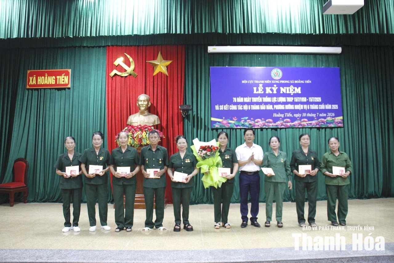 Hội Cựu TNXP xã Hoằng Tiến đẩy mạnh hoạt động nghĩa tình đồng đội, chăm lo, giúp đỡ hội viên