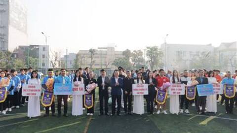 Sôi nổi Ngày hội Thể dục thể thao phường Lê Chân và phường An Biên xây dựng Công đoàn vững mạnh