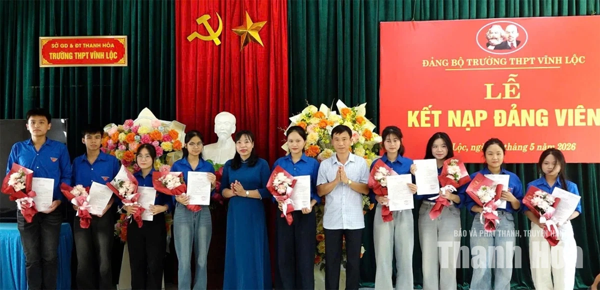 Đảng bộ xã Vĩnh Lộc làm tốt công tác tạo nguồn, phát triển đảng viên