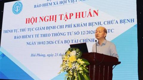 Bảo hiểm xã hội Việt Nam tập huấn trình tự, thủ tục giám định chi phí khám bệnh, chữa bệnh bảo hiểm y tế