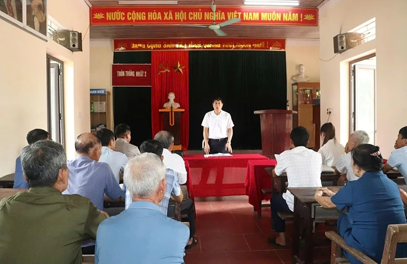 Thường Xuân làm tốt công tác tiếp công dân, giải quyết khiếu nại, tố cáo