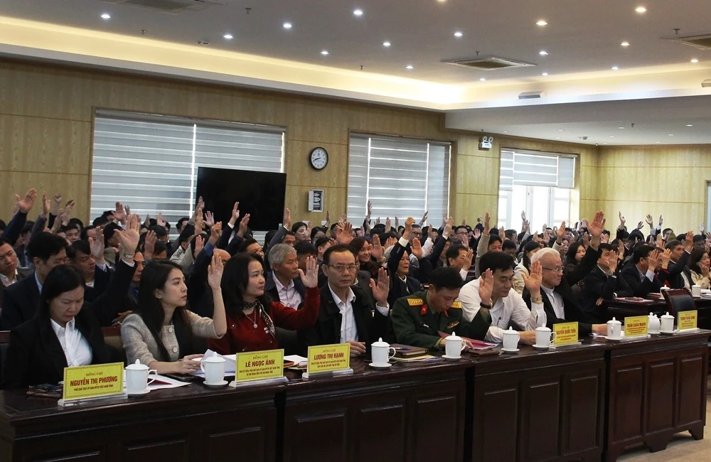 Hội nghị Hiệp thương lần thứ hai lập danh sách sơ bộ người ứng cử ĐBQH khóa XVI và HĐND tỉnh khóa XIX