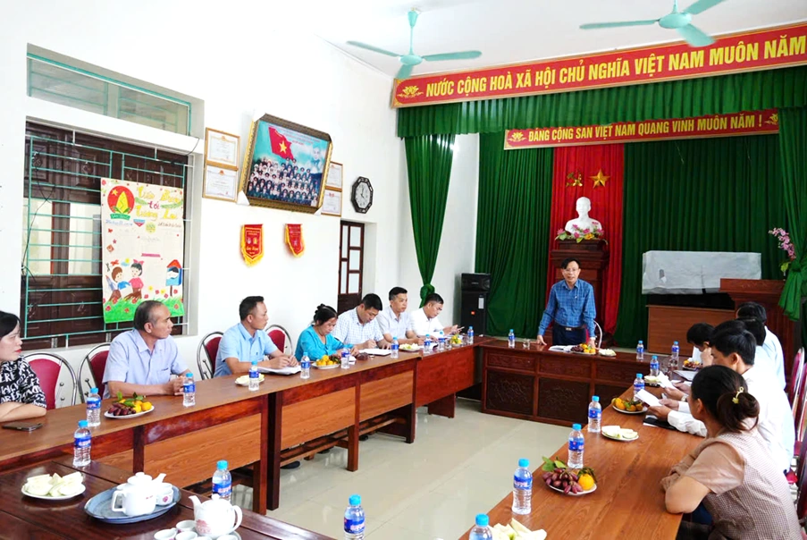 Xã Hoằng Tiến dự kiến sắp xếp từ 27 thôn xuống còn 12 thôn