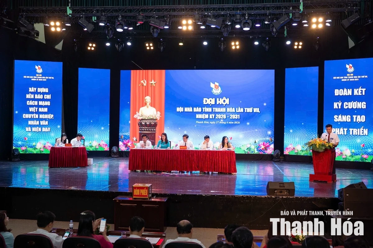 Phiên thứ nhất, Đại hội Hội Nhà báo tỉnh Thanh Hóa lần thứ VII, nhiệm kỳ 2026-2031