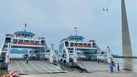 UBND thành phố ban hành Quy định về miễn, giảm giá dịch vụ sử dụng phà Đồng Bài – Cái Viềng